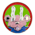 Aaron Brooks x Ground Score "Billy Bear" Coin - Silver