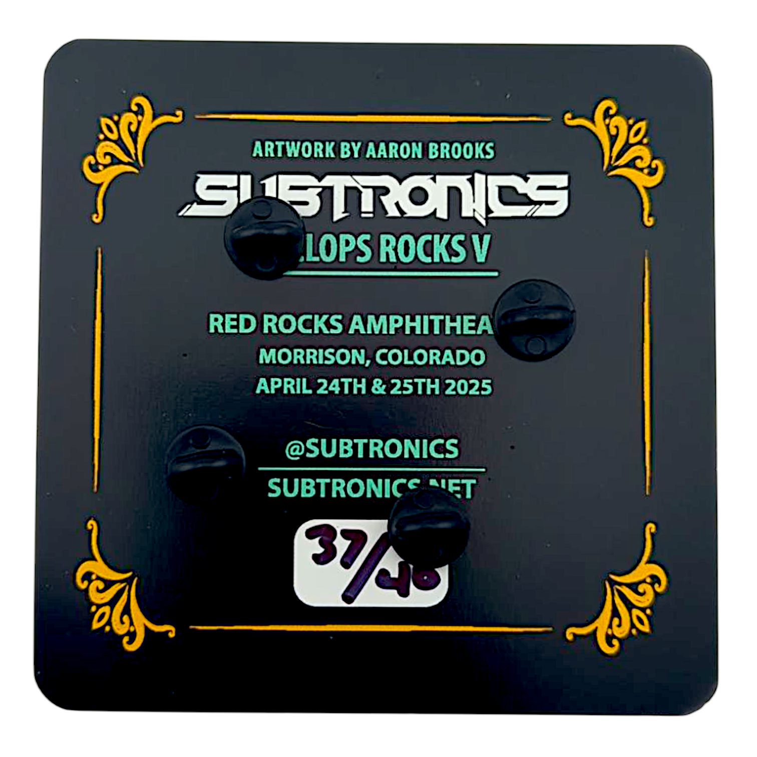 Aaron Brooks x Ground Score "Cyclops Rocks V" Pin - LE 40