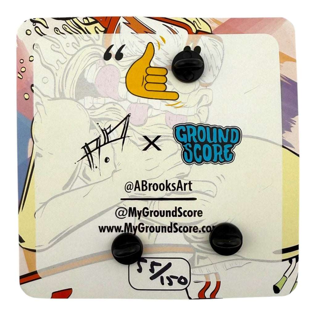Aaron Brooks x Ground Score "Hang 10" Pin