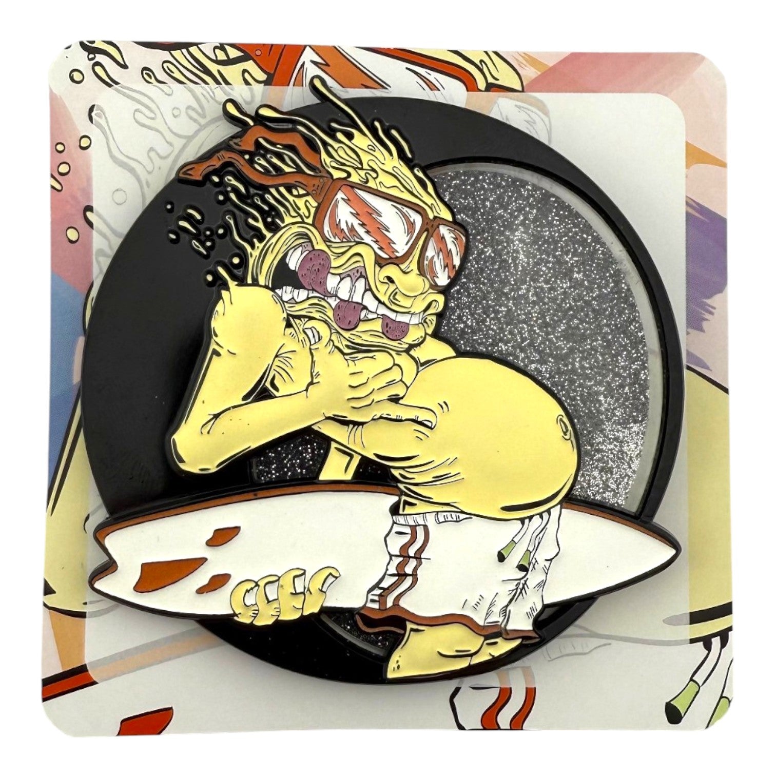 Aaron Brooks x Ground Score "Hang 10" Pin