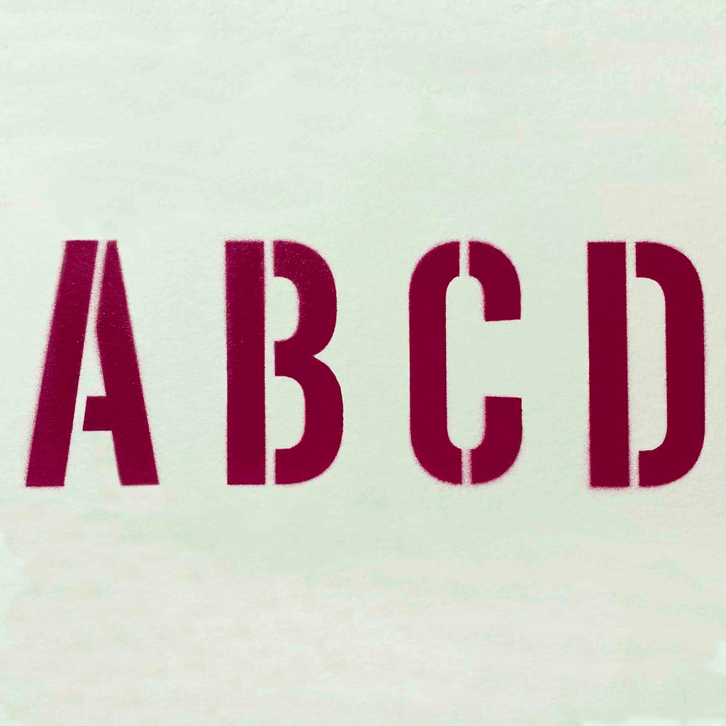 Alphabet Letter Stencil Kit