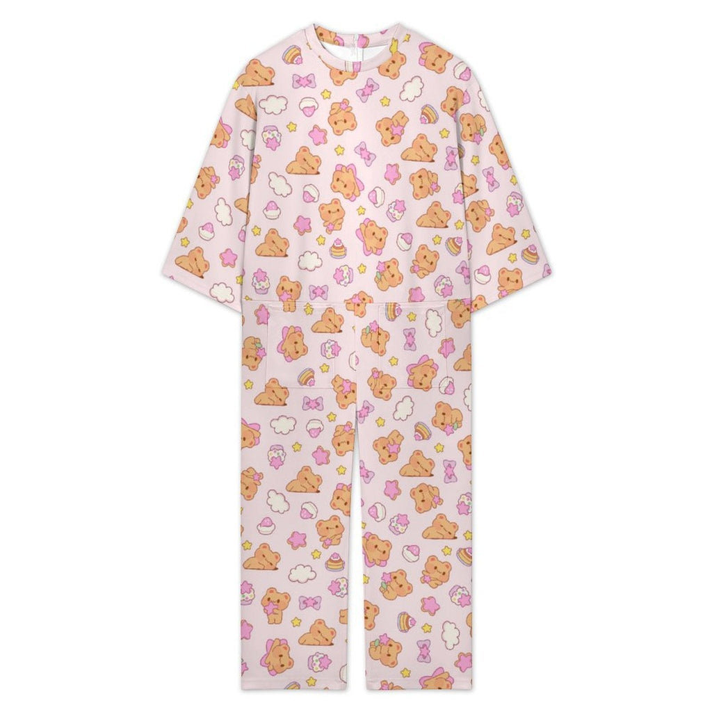 Bearly Adorable Cozy Play Jumpsuit