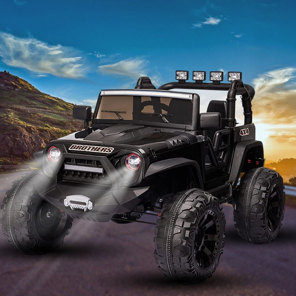 Premium 24V Electric Kids Ride-On Truck with MP3, LED Lights, and Remote Control - Seats 2 (400W)