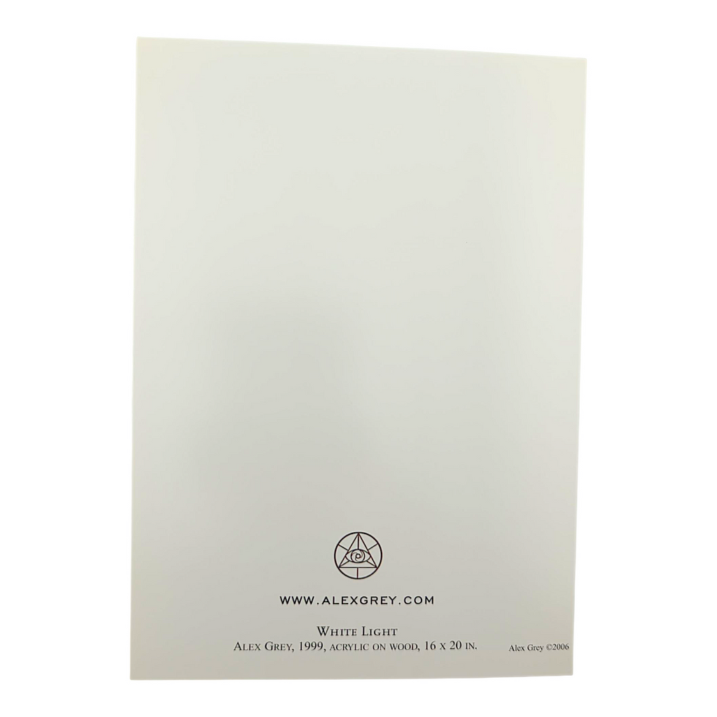Alex Grey White Light Notecard