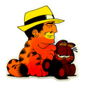 Alex Pardee Garfield John Sticker