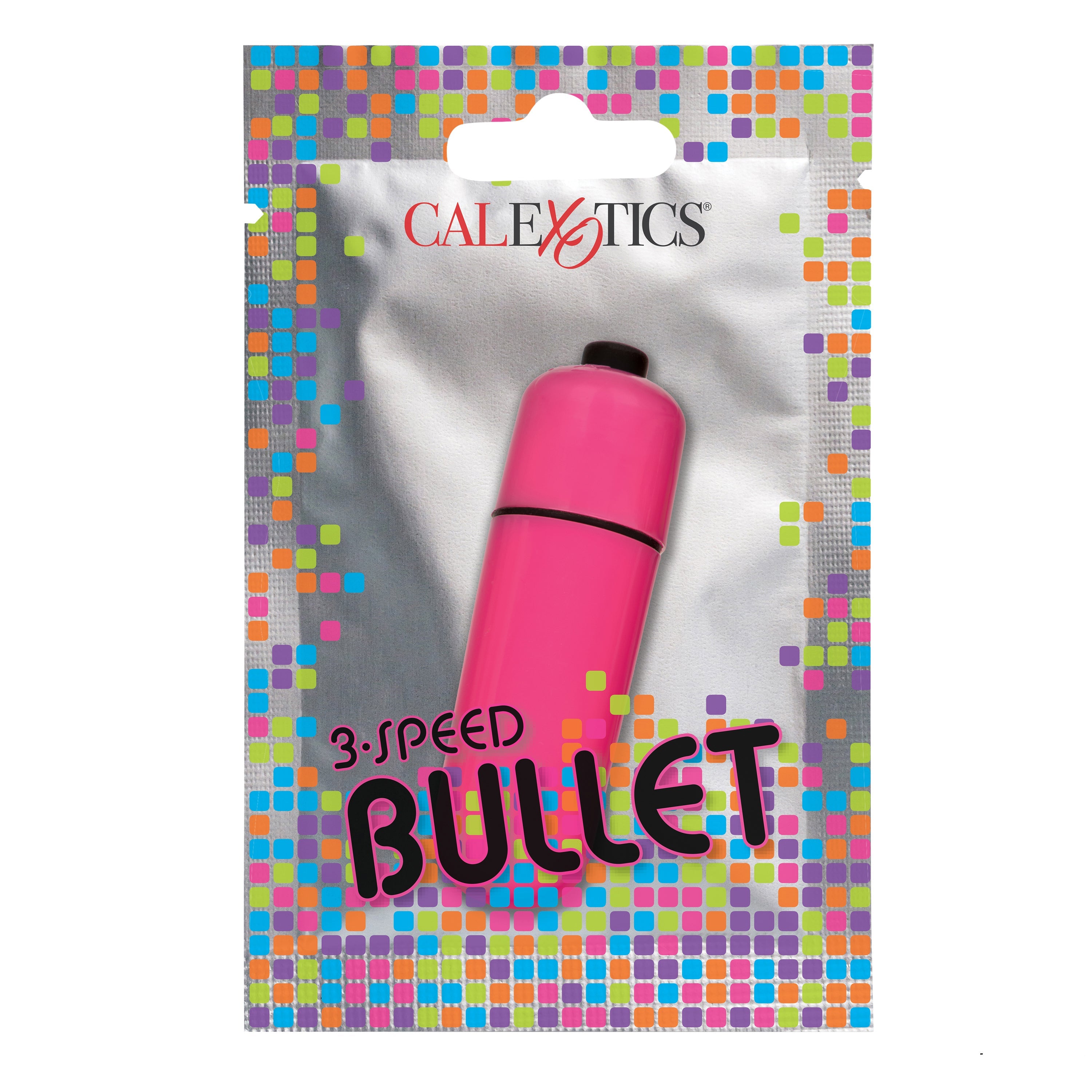 Foil Pack 3-Speed Bullet Massager - Pink