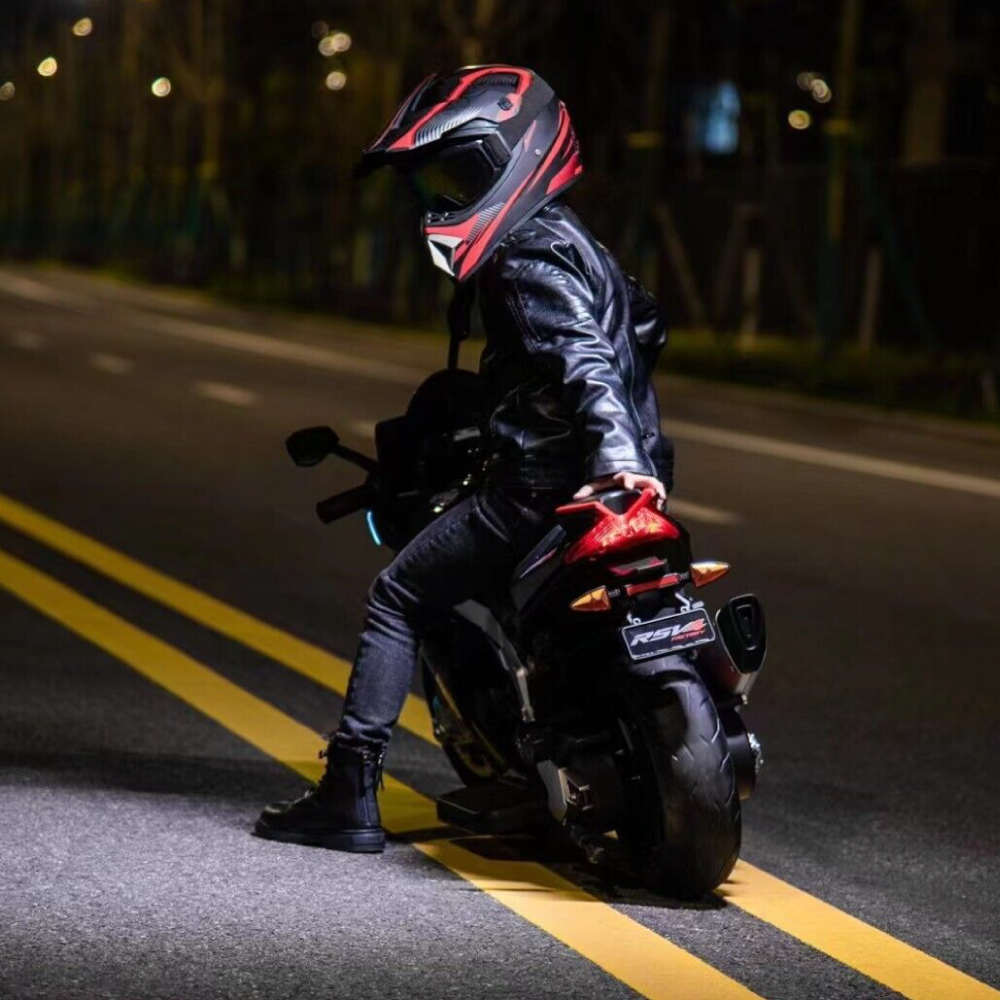 Aprilia 12V Electric Motorcycle for Kids - 2 Wheels, Ages 3-10