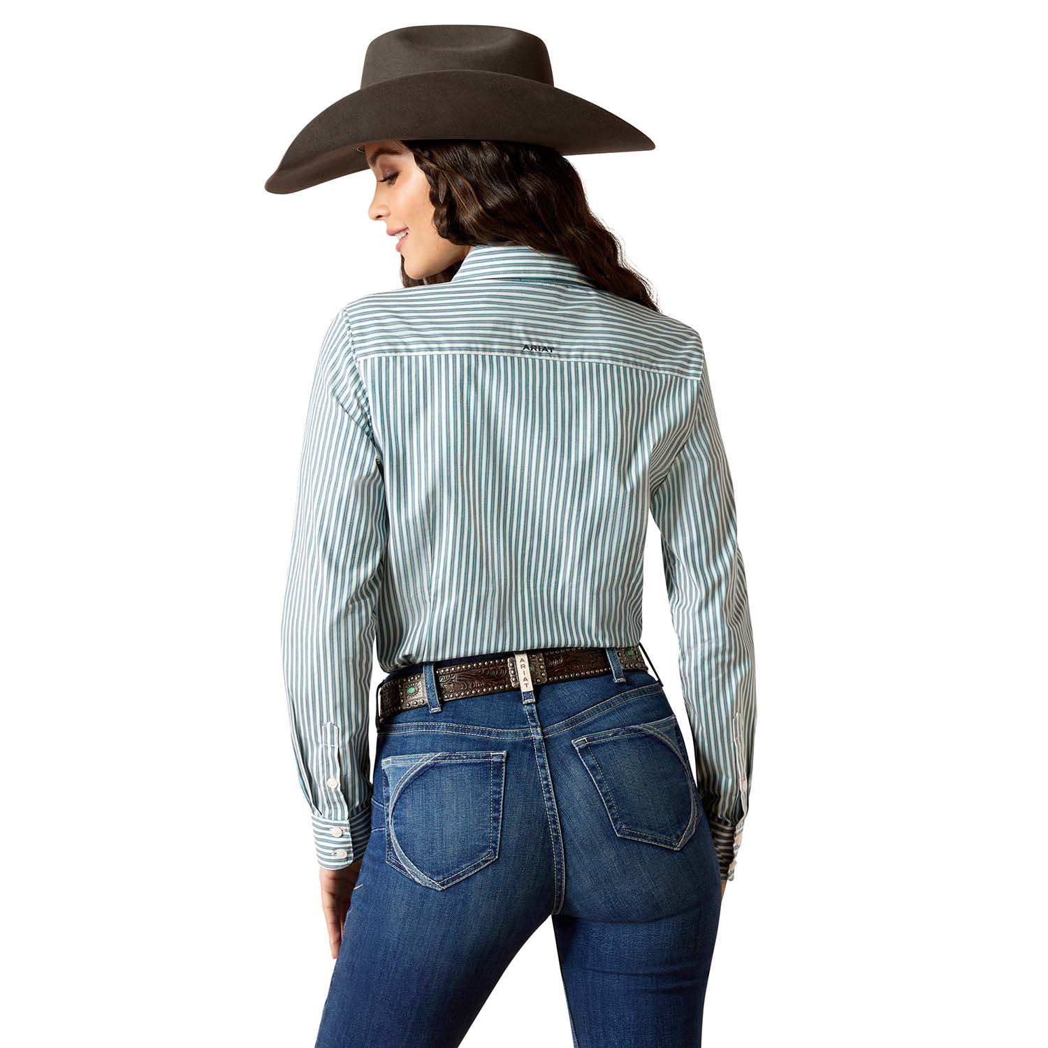Ariat Women's Kirby Wrinkle-Free Long Sleeve Shirt – Figure-Flattering, Equestrian Performance Top