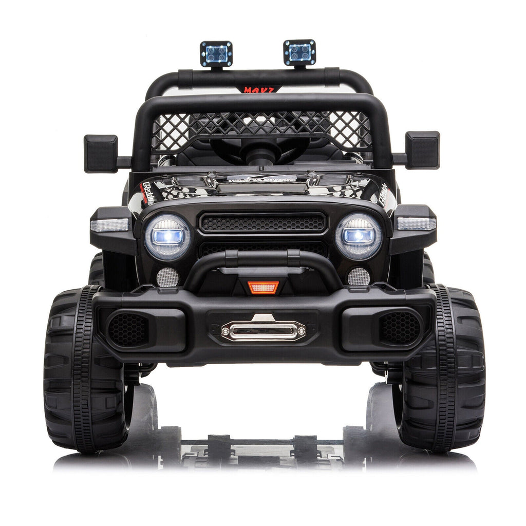 BBH-016 Dual Drive 12V 4.5A.h 2.4G Remote Control Off-Road Vehicle in Black