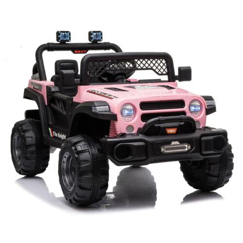BBH-016 Dual Drive 12V 4.5A.h 2.4G Remote Control Off-road Vehicle in Pink