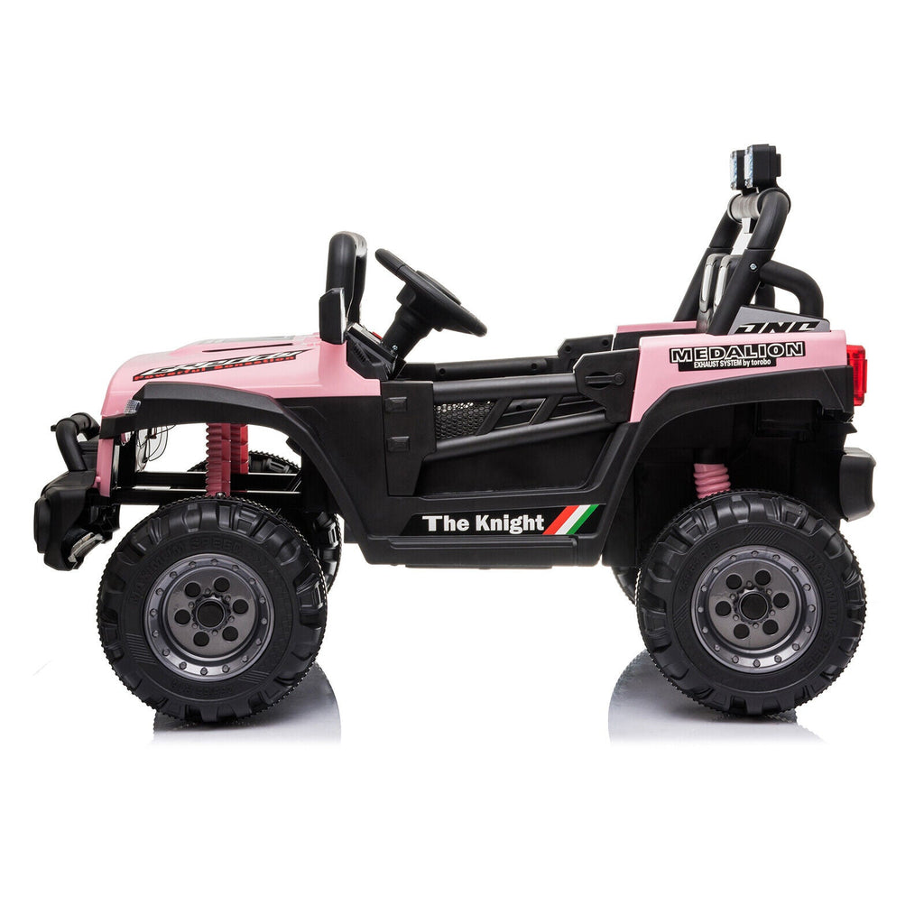 BBH-016 Dual Drive 12V 4.5A.h 2.4G Remote Control Pink Off-Road Vehicle