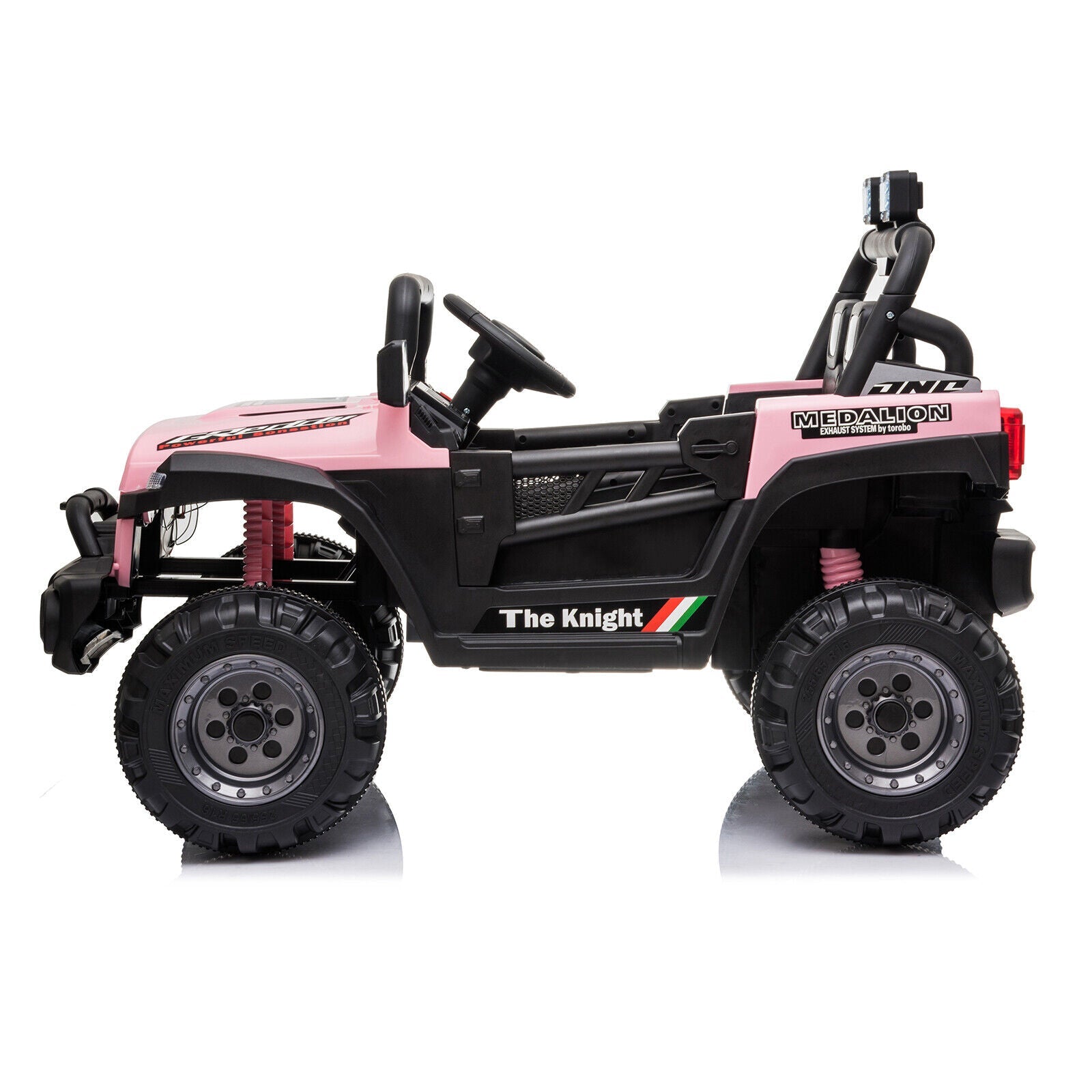 BBH-016 Dual Drive 12V 4.5A.h 2.4G Remote Control Pink Off-Road Vehicle
