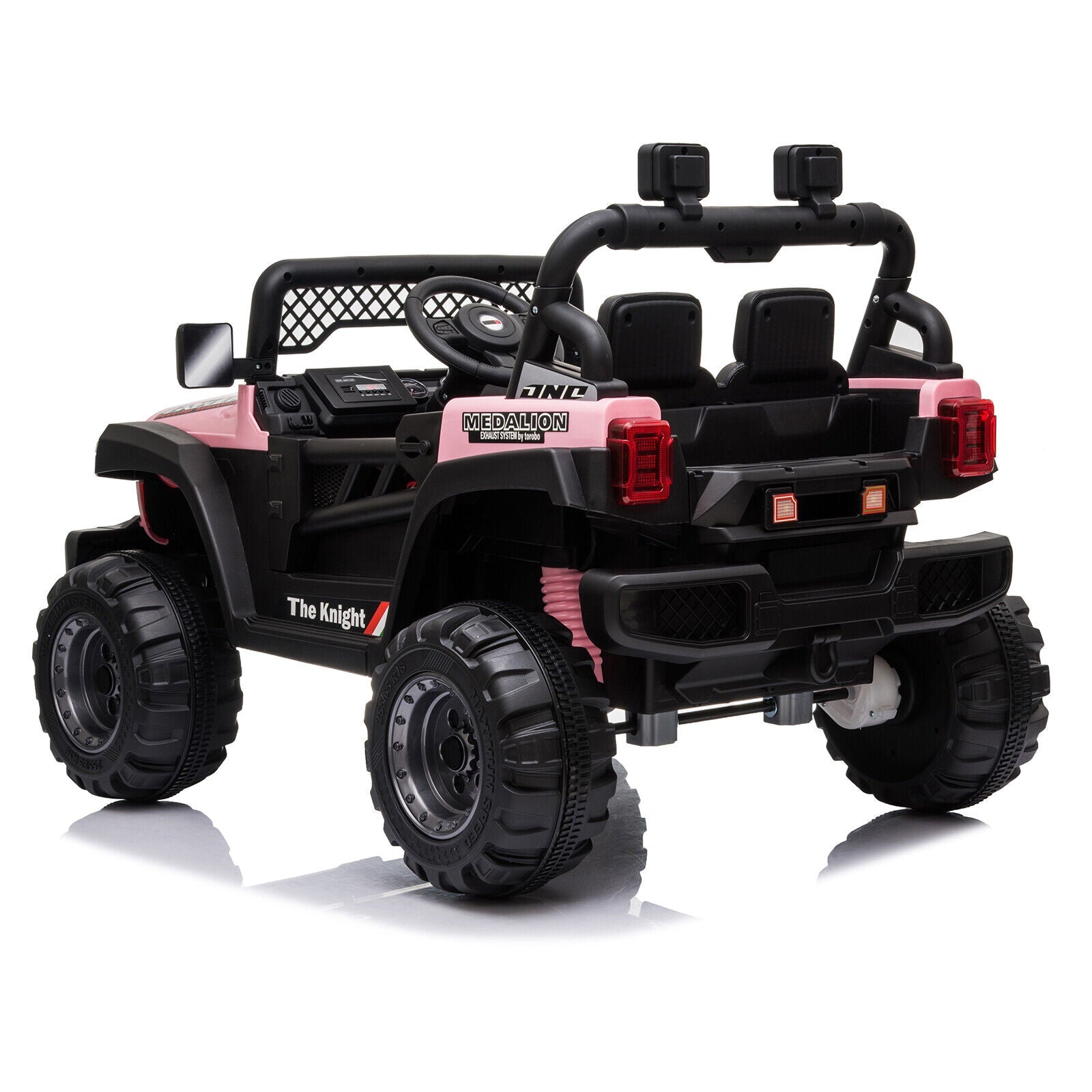 BBH-016 Dual Drive 12V 4.5A.h 2.4G Remote Control Pink Off-Road Vehicle