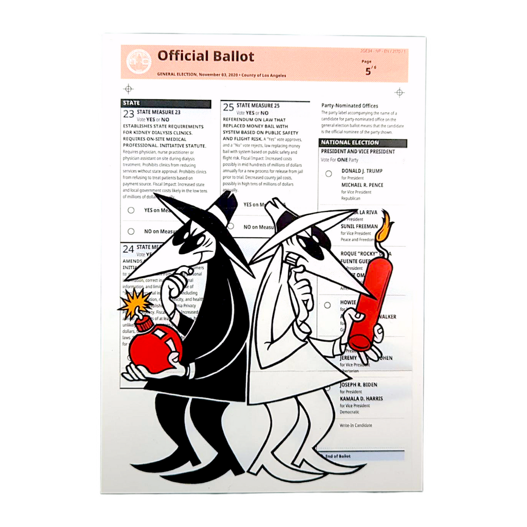 Ben Frost "Spy vs. Spy" Postcard
