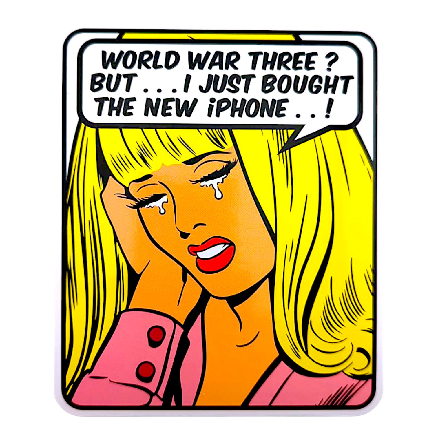 Ben Frost World War 3? Sticker