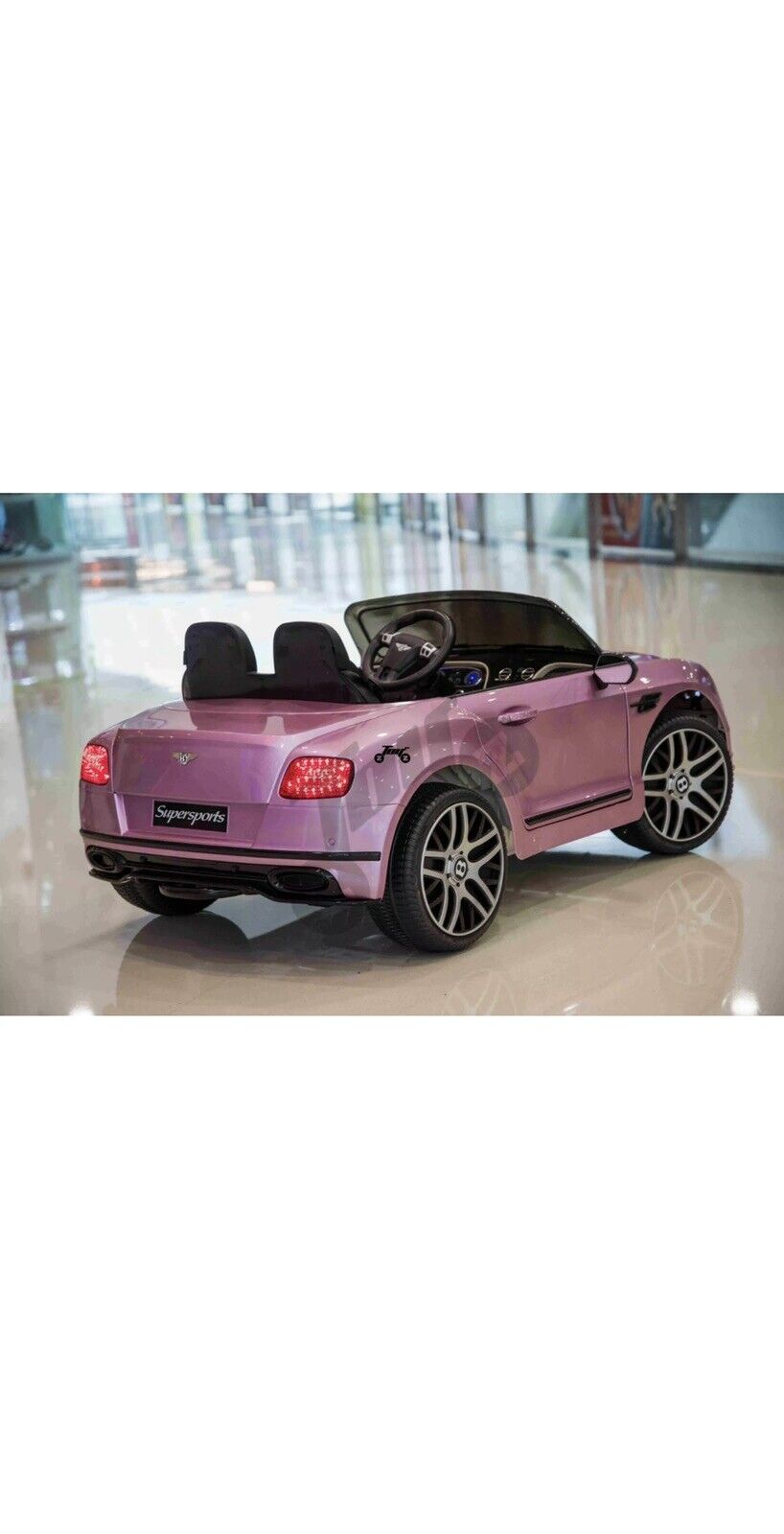 Bentley Continental Supersports 12V Electric Ride On Car with 2.4G Remote Control