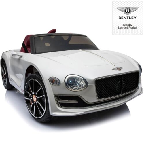 Bentley Licensed 12V Electric Ride On Car for Kids - White