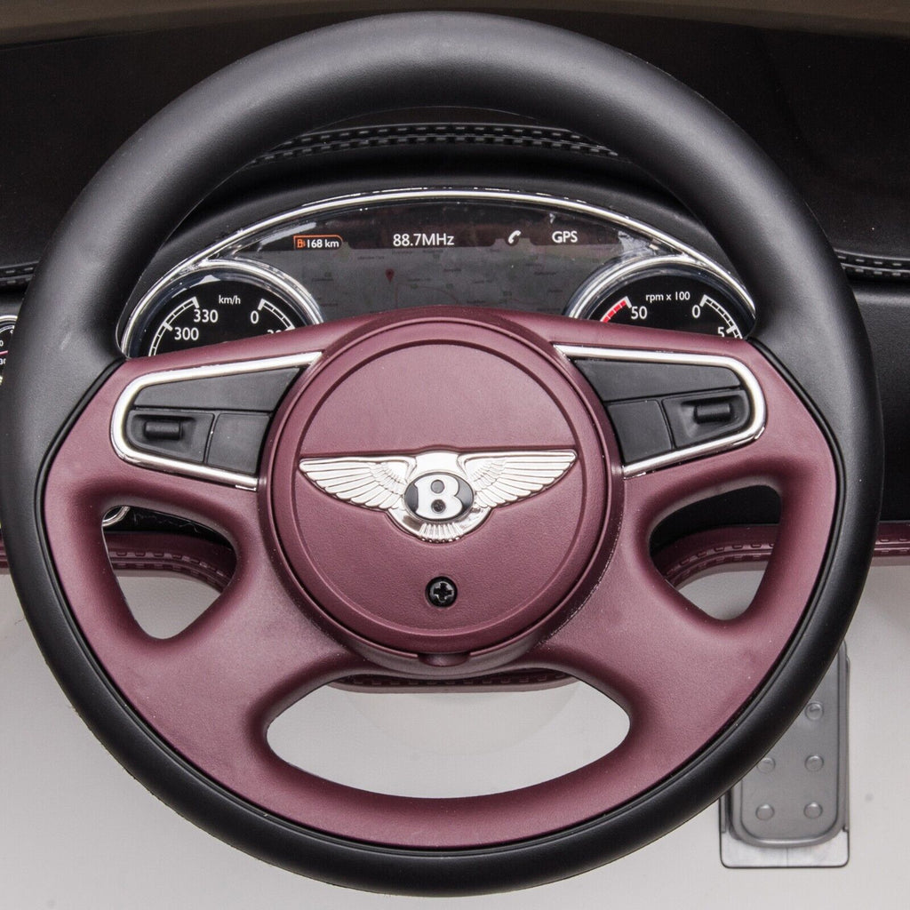 Bentley Mulsanne Licensed Electric Ride On Car for Kids - White
