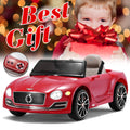 Bentley Style 12V Electric Kids Ride On Car with Remote Control and LED Lights - Perfect Xmas Gift!