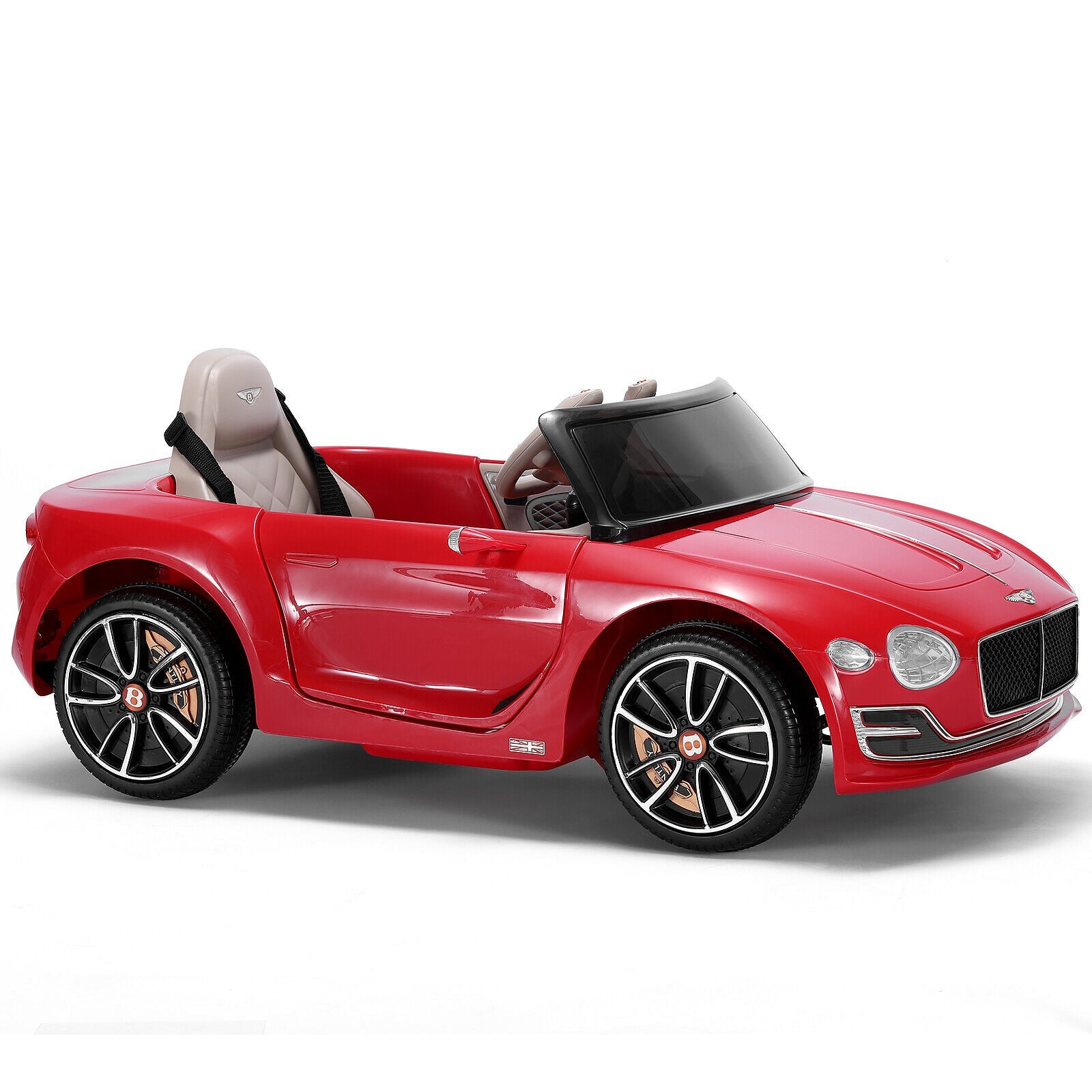Bentley Style 12V Electric Ride-On Car with Remote Control and LED Lights for Kids