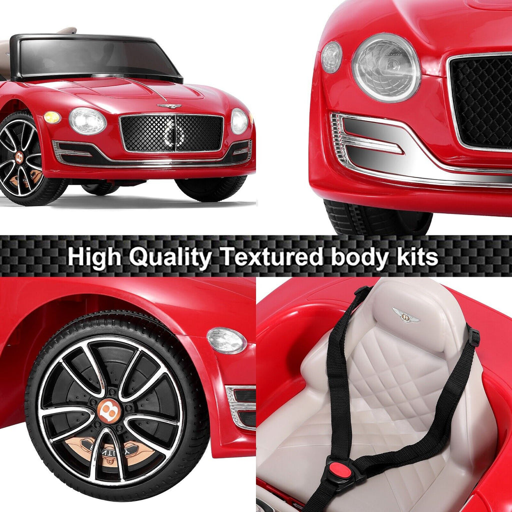 Bentley Style EXP-12 Kids Electric Ride on Car with Parental Remote Control - Licensed 12V Toy Vehicle
