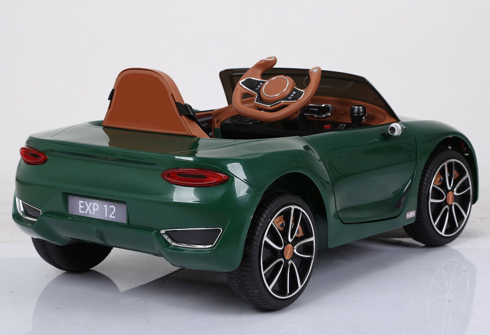 12V Kids Electric Ride on Car with Remote Control and LED Lights - Bentley Style Toy Gift