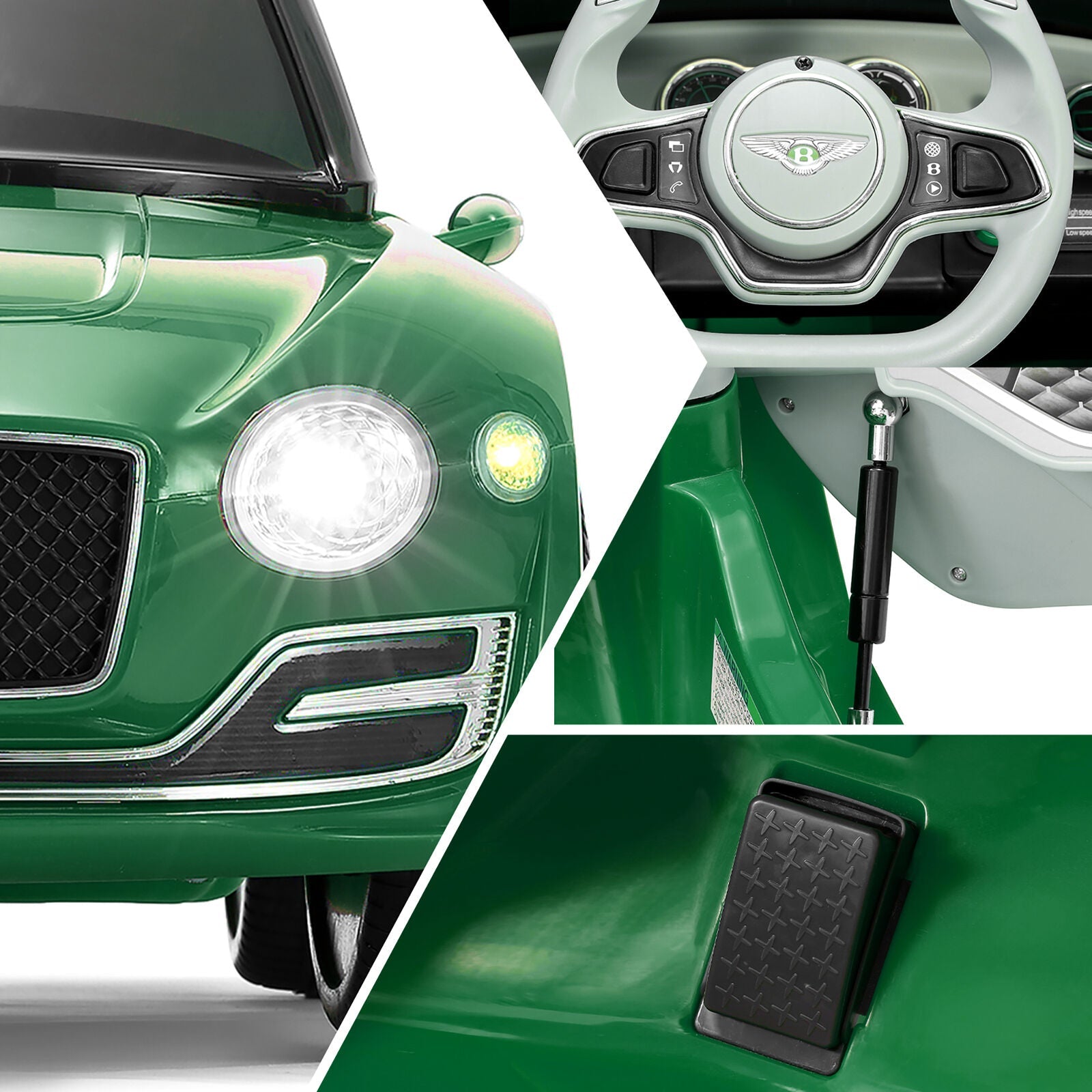 Bentley Style Kids Electric Ride On Car with Remote Control - Perfect Gift for Children