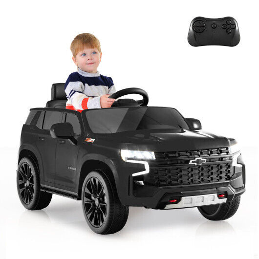 Black 12V Kids Ride-On Car with 2.4G Remote Control