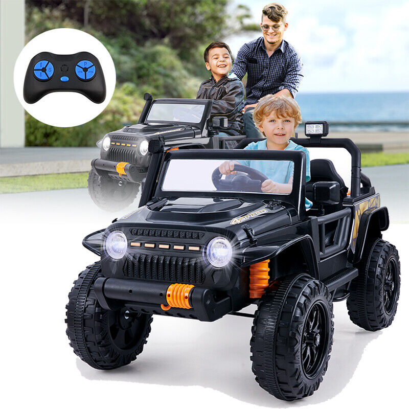 Black Kids Electric Ride On Car with Remote Control - Fun and Exciting Toy for 12V Adventures
