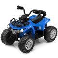 Blue 12V Kids Ride-On ATV with MP3 Player and Headlights