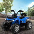 Blue 12V Kids Ride On ATV with MP3 Player and Headlights - Long-Lasting Fun for Little Adventurers