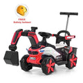 Bluetooth Helmet Electric Excavator Toy Car for Kids: A 2-in-1 Exciting Playtime Experience!