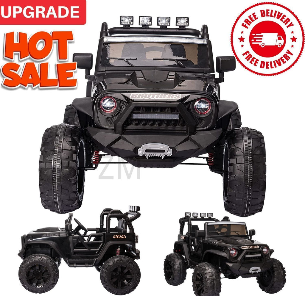 Bluetooth Remote Control Kids Ride On Jeep with 24V Battery and USB Connectivity - Perfect Gift for Young Adventurers