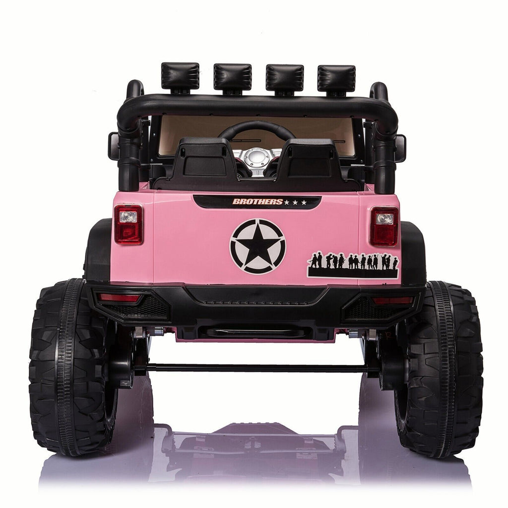 Bluetooth Remote Control Kids Ride On Jeep with 24V Battery and USB Connectivity - Perfect Gift for Young Adventurers