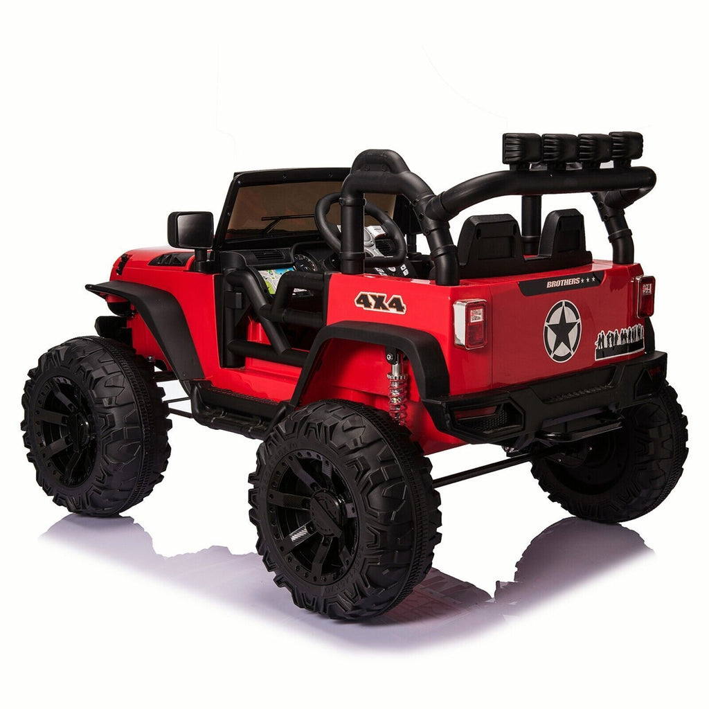 Bluetooth Remote Control 24V Electric Kids Ride On Jeep with USB - Made in the USA