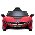 BMW I8 12V Ride-On Car with Remote Control, MP3 Player, Horn, and LED Lights