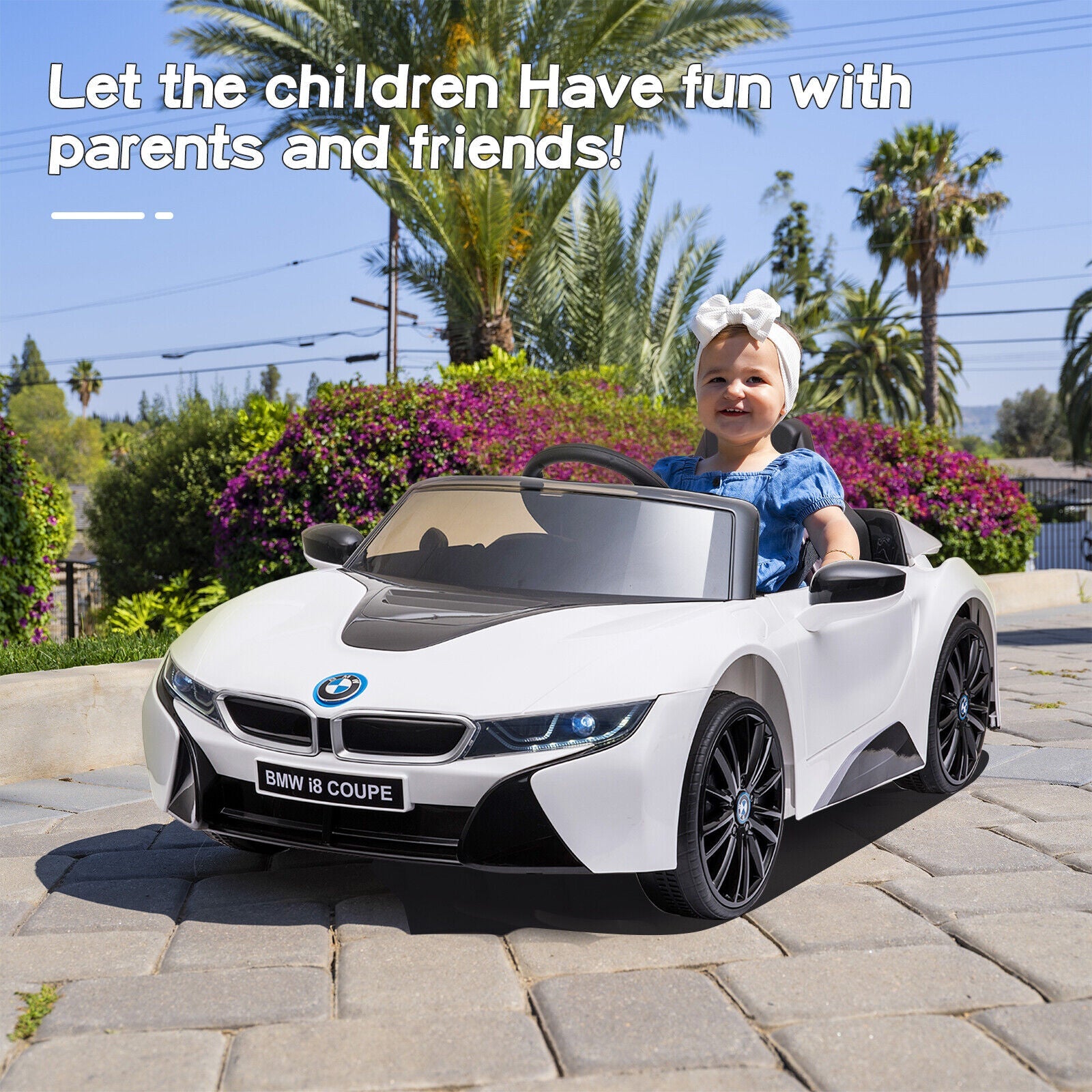 BMW i8 Electric Ride-On Car for Kids with Remote Control - 12V Powered