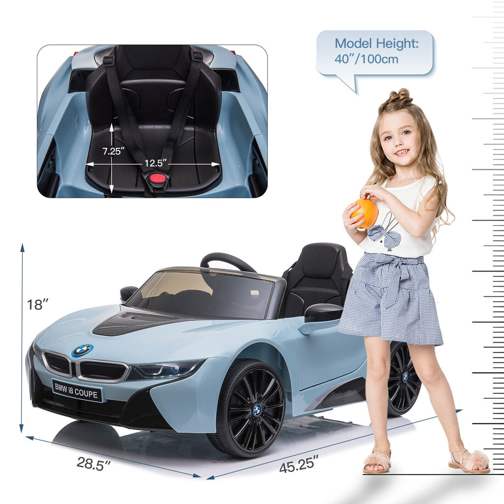 BMW i8 Electric Ride-On Car for Kids with Remote Control - 12V Powered