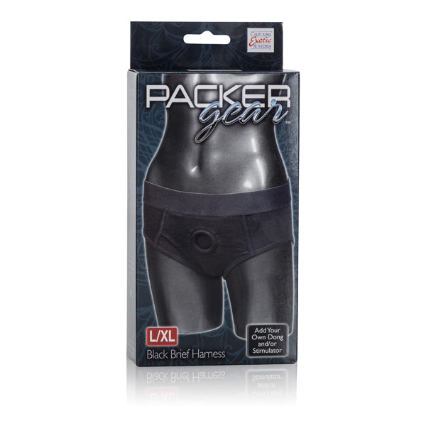 Packer Gear Brief Harness Large/XL Black