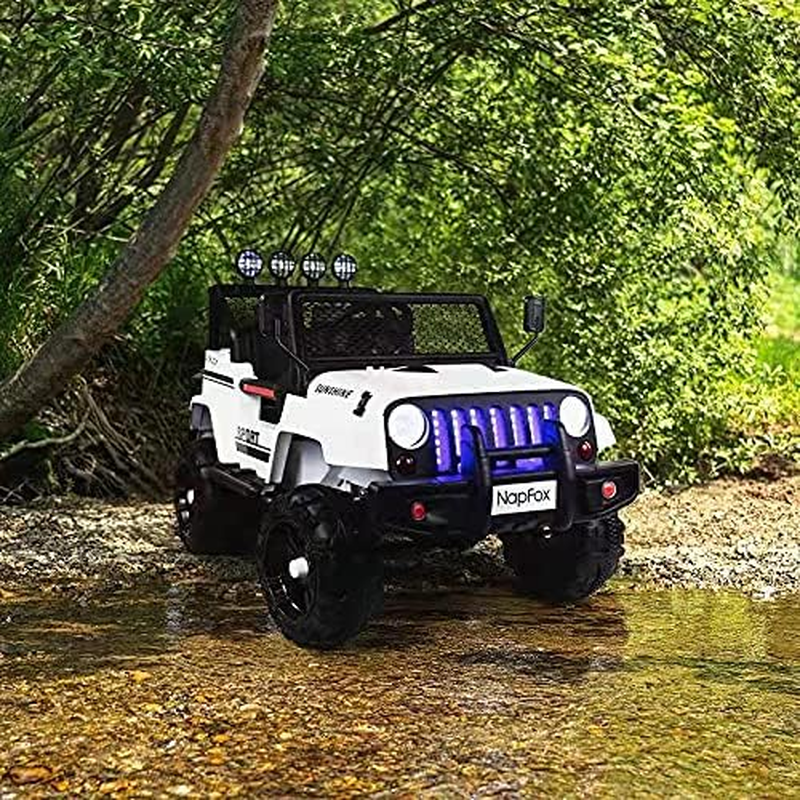 Camouflage Remote Control Ride-On Car with Spring Suspension for Kids