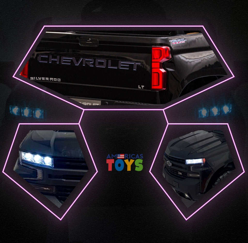 Chevrolet 12V R/C Truck with Suspension Wheels - Available in Multiple Colors