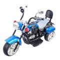 Chopper Style 3-Wheel Electric Motorcycle for Kids - Powered by 6V Battery