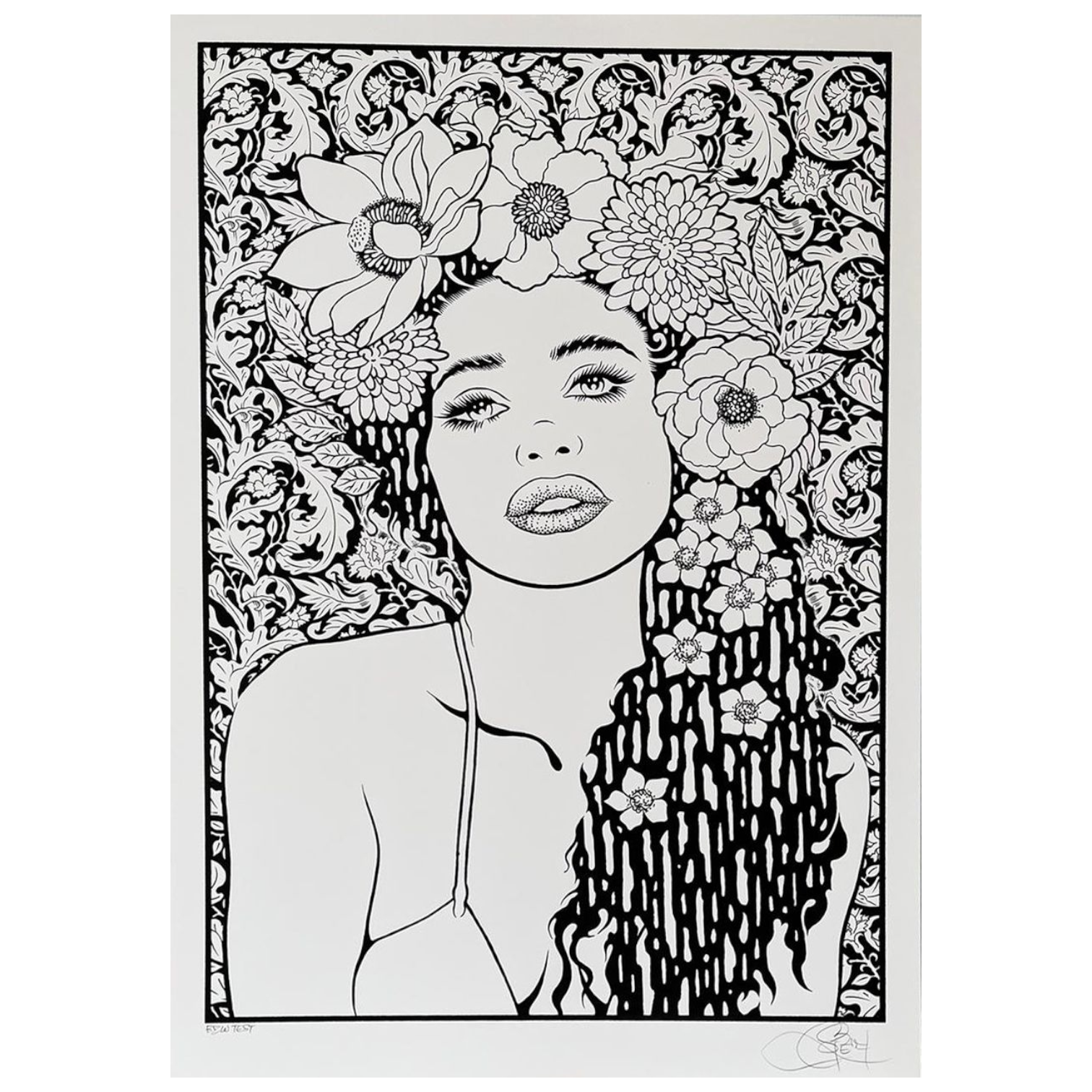 Chuck Sperry "Clio (BW)" Test Print