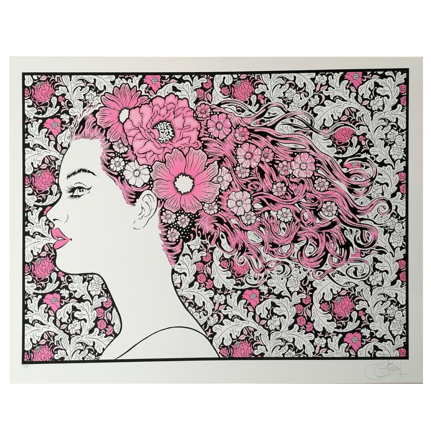 Chuck Sperry "Elysia (Pink)" Test Print