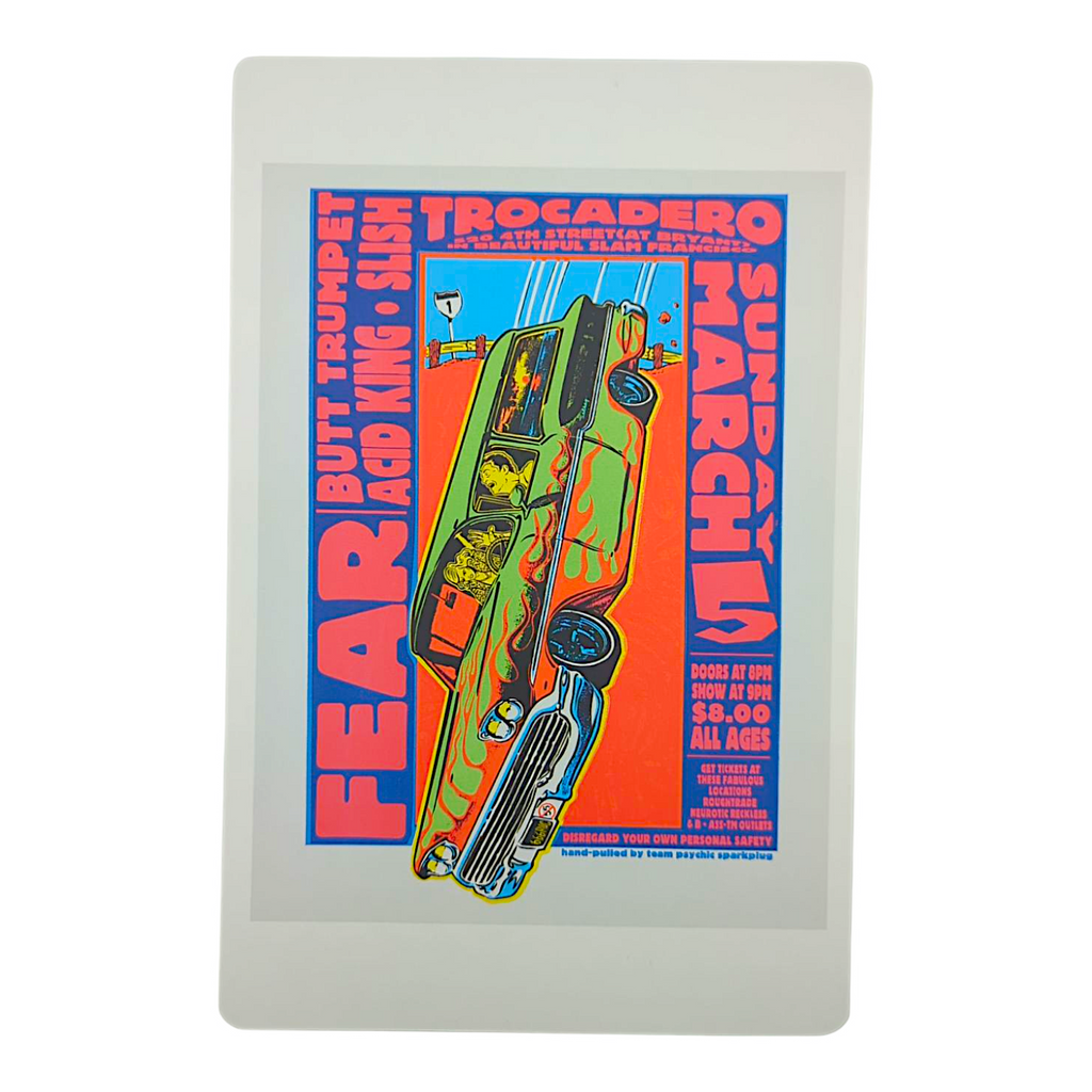 Chuck Sperry "Fear" 1995 Art Card