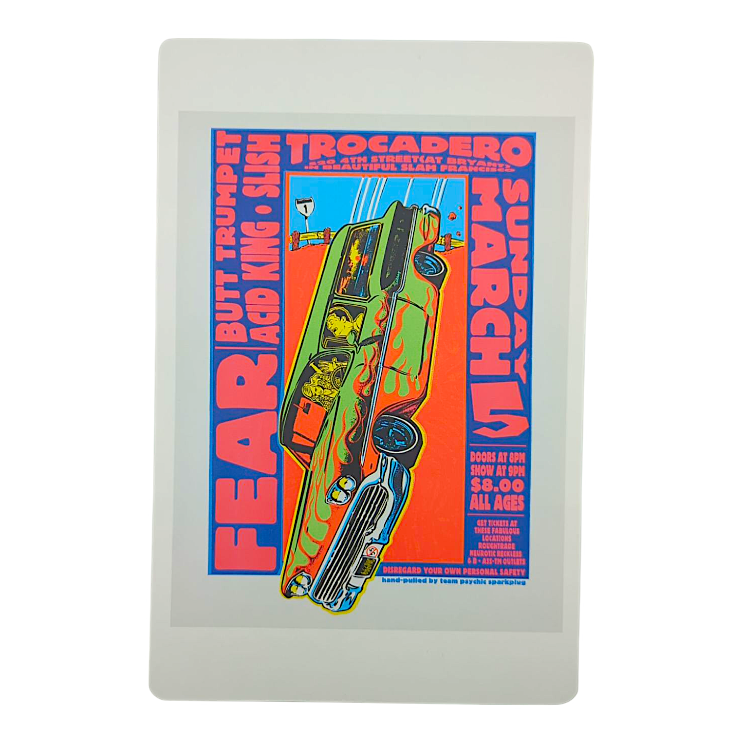 Chuck Sperry "Fear" 1995 Art Card