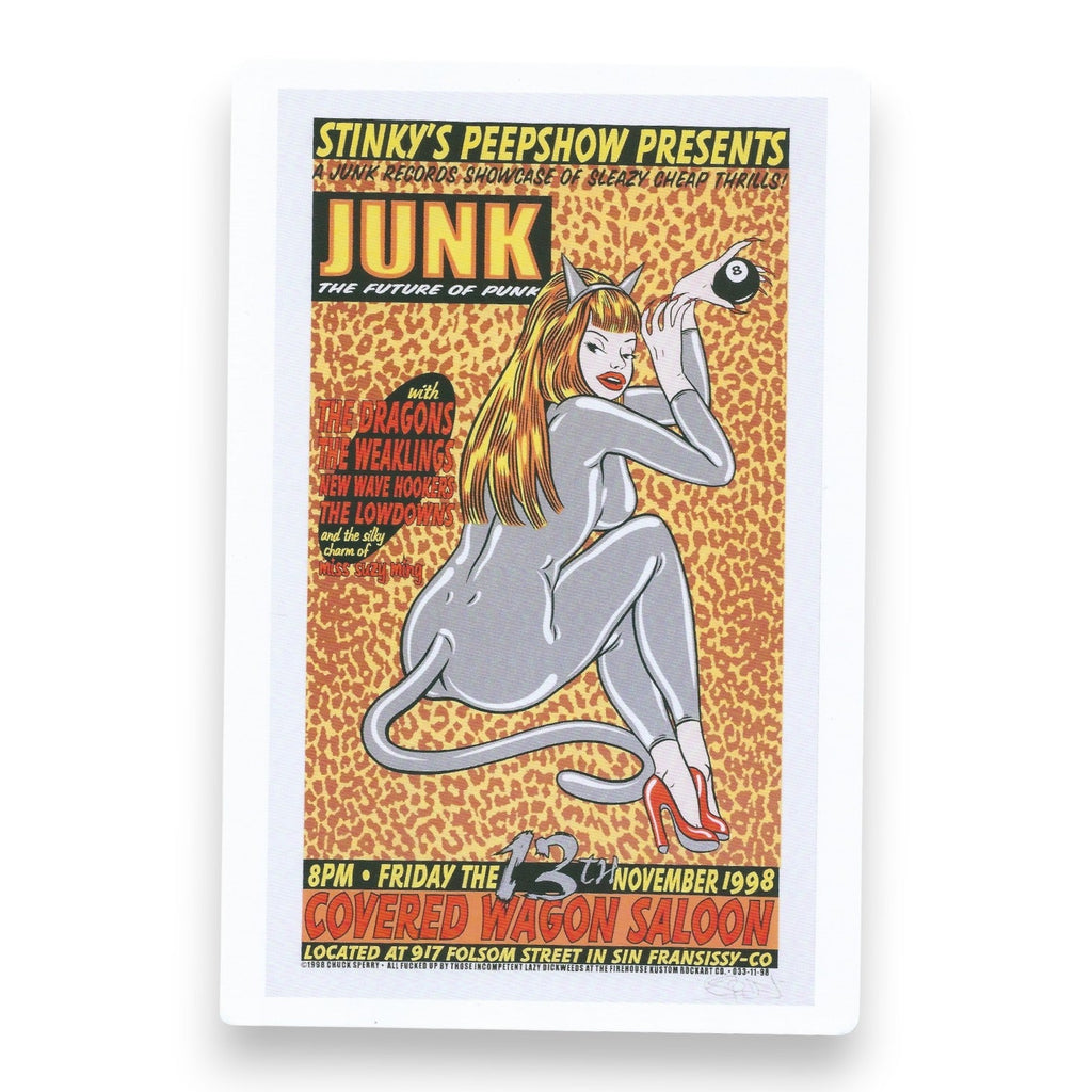 Chuck Sperry Junk The Future of Punk 1998 Art Card