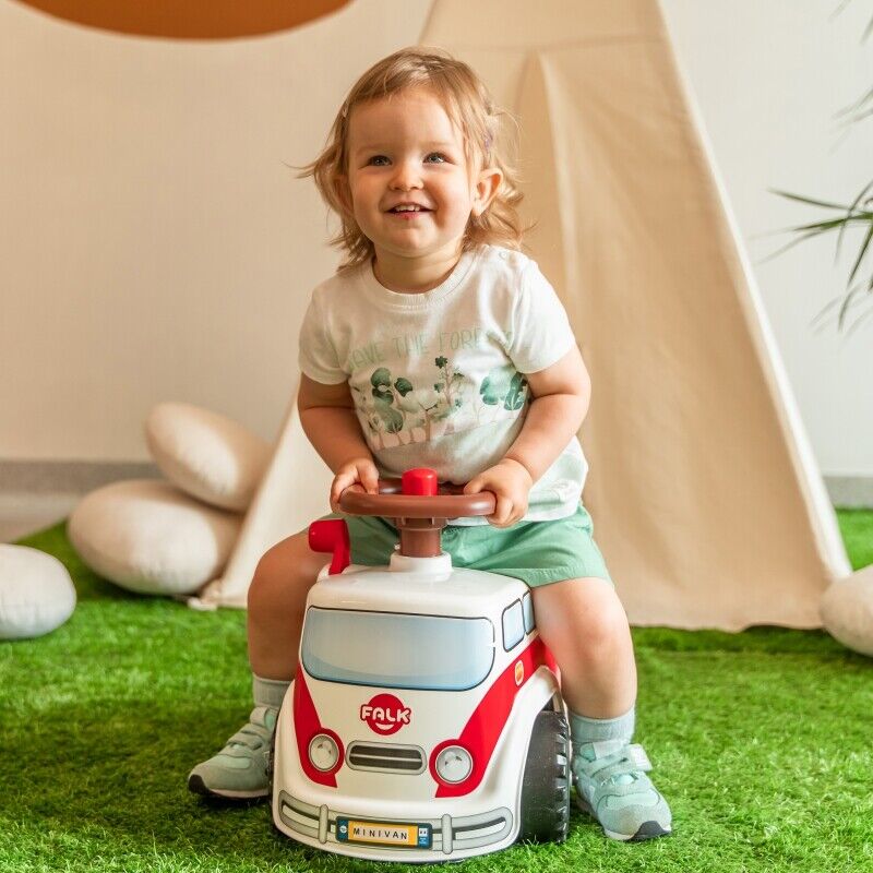 Classic FALK Rider Vintage Car Minivan with Authentic Horn - Perfect for Little Ones!