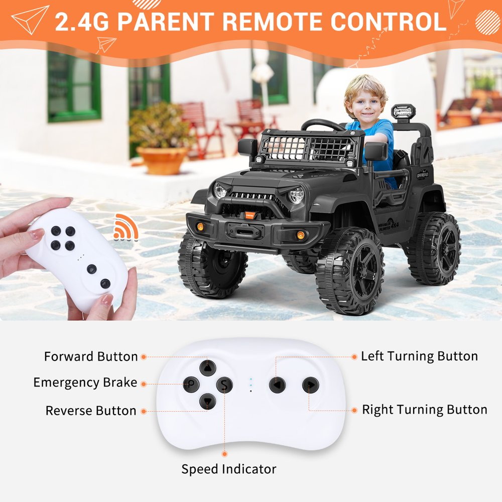 Coche Eléctrico para Niños con Control Remoto para Jugar y Manejar