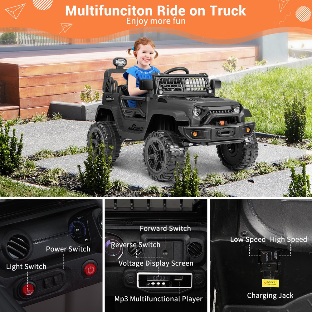 Coche Eléctrico para Niños con Control Remoto para Jugar y Manejar